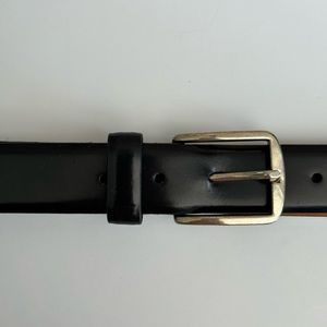 Lejon Eleven Madison Park Genuine Leather Black Belt size 36